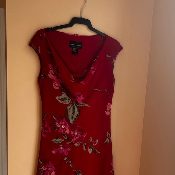 Elegant summer spring dress in excellent condition with rhinestone. - Picture 3 of 6